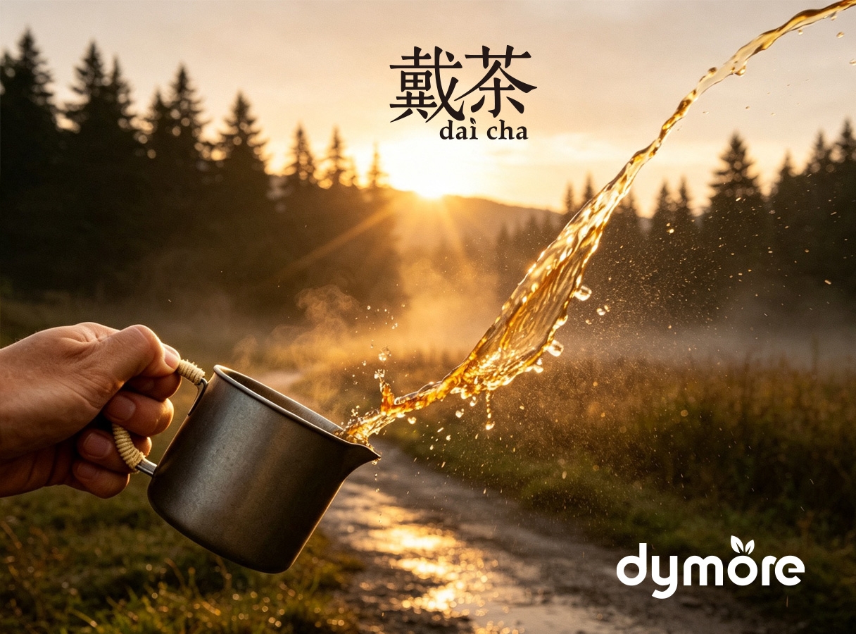 戴摩•戴茶，戴茶从戴摩dymore上长出了绿色茶芽，专注随行便携佩戴级茶具，其套件比戴摩更便携更轻量化。戴茶daicha来了！！